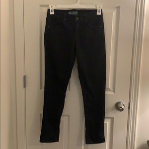 Dark rinse straight leg jeans